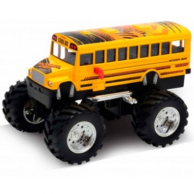 Модель машины School Bus Big Wheel Monster 1:34-39 Welly 47006S