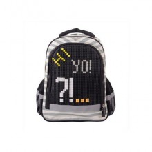 Рюкзак школьный с пикси-дотами (серый) MC-3191-5