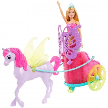 Barbie Сказочная карета Барби GJK53