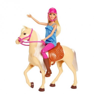 Кукла Barbie FXH13 Барби и лошадь