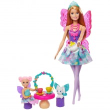 Barbie Dreamtopia Барби Заботливая Принцесса - Чаепитие GJK50