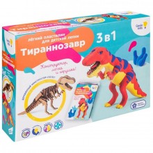 Набор для детской лепки из легкого пластилина "Тираннозавр" от GENIO KIDS