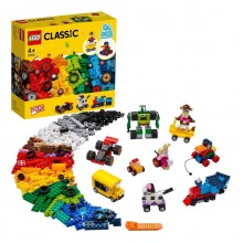 Lego Classic Кубики и колёса 11014