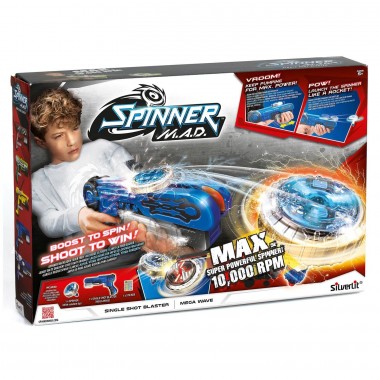 Бластер Spinner Mad одиночный Синий 86304