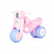 Каталка-мотоцикл "Мини-мото" сафари (розовая) 90188
